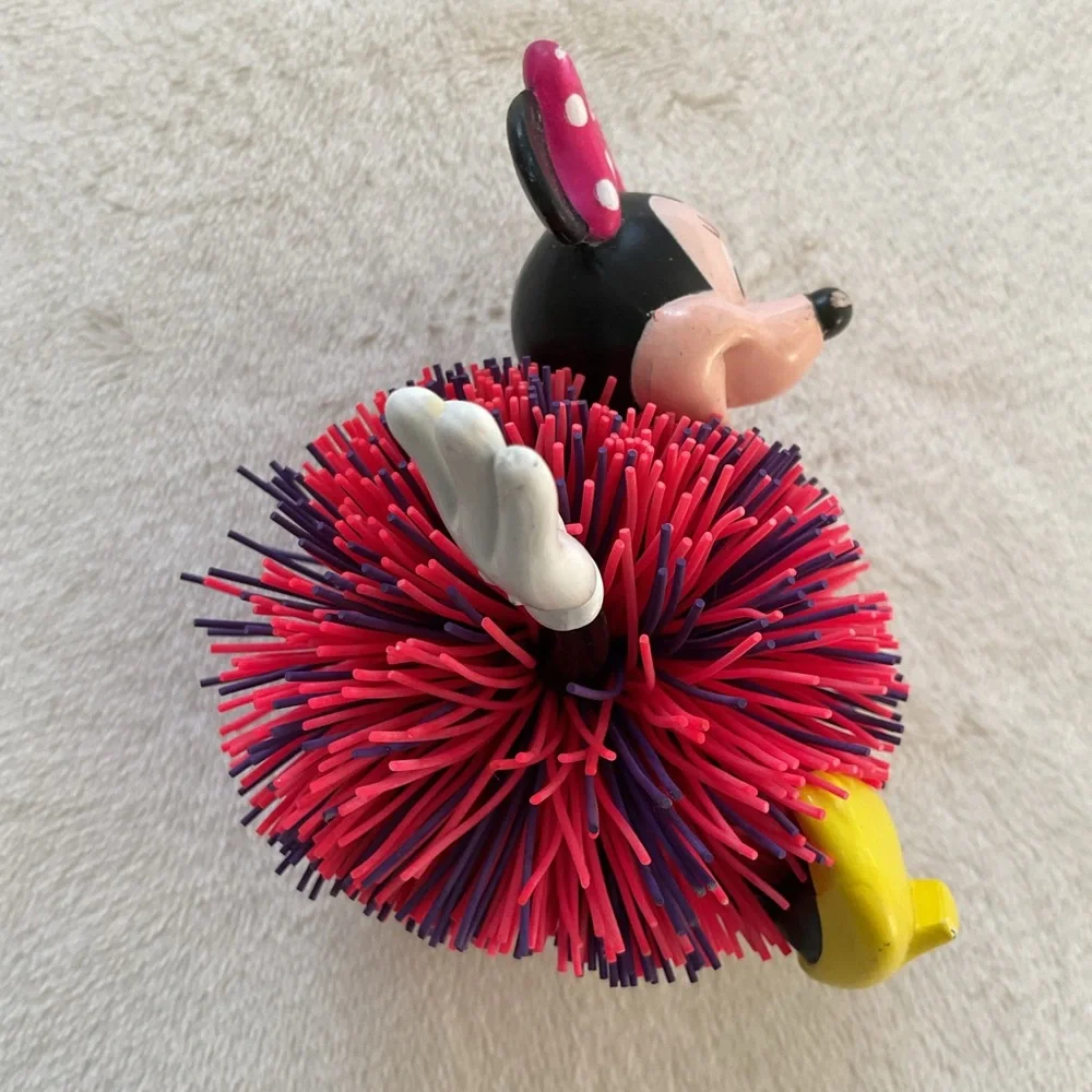 Vintage 90s Disney Minnie Mouse Koosh Toy Figure